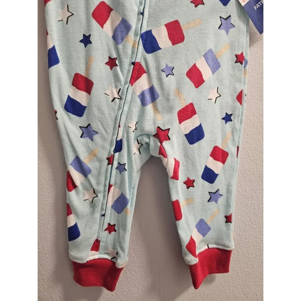 July 4th 6-9m Pajama - New - Red Blue Memorial Day 4th Of July Labor Day
